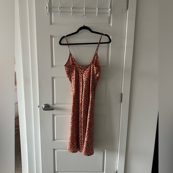 Print red dress - Picture 2 of 3